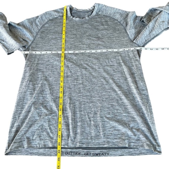 Lululemon Metal Vent Tech Long Sleeve M3AKVS Slate Gray Size XL GUC - Picture 8 of 9
